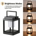 thumbnail image 3 of DTOWER Outdoor Table Lamp,LED Portable Rechargeable Solar Lamp Waterproof for Patio/Walking/Reading/Camping, 3 of 9
