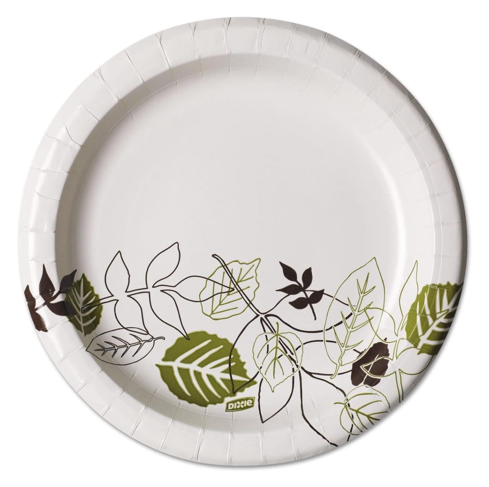 KOUROUU UX9PATHPK Pathways Soak-Proof Shield Mediumweight Paper Plates 8 1/2-Inch Pathway 125/Pack