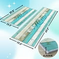 thumbnail image 2 of Teal Kitchen Rugs and Mats Non Skid Washable, Non-Slip Backing Kitchen Mat Set of 2 for Floor Kitchen Runner Rug Sets for Kitchen Dining Room(17.3"x47.2"+17.3"x27.5", Teal), 2 of 5