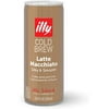 Illy Ready To Drink Coffee Latte Macchiato Cold Brew, Authentic Italian Coffee, Made With 100% Arabica Coffee, All-Natural, No Preservatives, 8.5 Fl Oz (Pack Of 12)