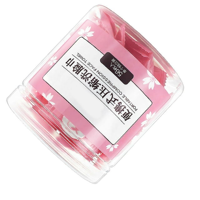 Compression Face Towel Disposable Portable Washcloth Mini Compressed Coin Tissue56pcs / Can