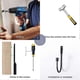 thumbnail image 5 of Curtain Holdback, Wall Mounted curtain tieback hooks, Metal Decorative Window Drapery Holder Curtain Hook, 5 of 5