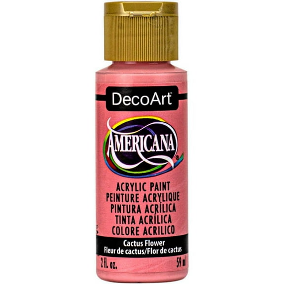 DecoArt Americana Acrylic Paint, 2 oz, Red Color Family, Matte Finish