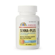 Health Star Senna-Plus Stool Softener Tablet 50 mg - 8.6 mg 60 per Bottle