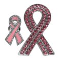 thumbnail image 1 of Awareness Ribbon Pin For Women And Charity Events 2Pcs In Pink Color, 1 of 4