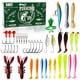 thumbnail image 1 of Los Señuelos Pesca Colocan Ganchos Cebo Suave Y Duro Swivels para Accesorios Dulce Salada, 1 of 9