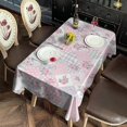 thumbnail image 2 of Pioneer Flower Floral Print Pattern Rectangle Tablecloth 60"x120", Waterproof Polyester Table Cloth, Wipeable Spillproof for Dining Camping Indoor Outdoor, 2 of 6