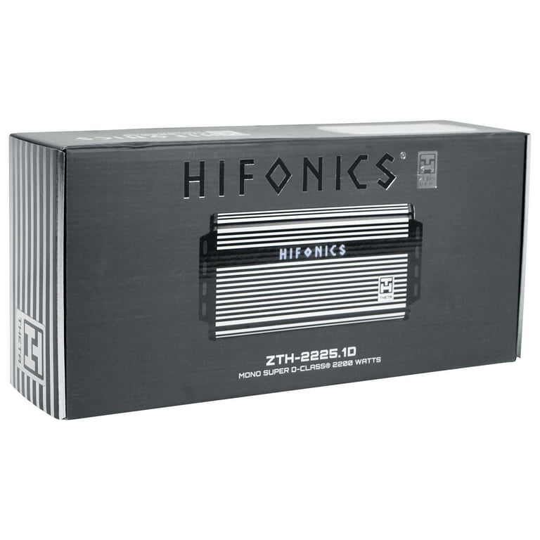 Hifonics ZEUS THETA 2200W Compact Super D Class Mono Block