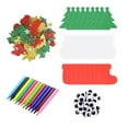 thumbnail image 1 of Kit de manualidades de Halloween para niños (24 piezas): Calabazas de espuma moldeadas. Navidad, 1 of 7