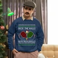 thumbnail image 5 of Ugly Christmas Sweater, Christmas Sweatshirt, Deck the Halls with Pickleballs Ugly Christmas Sweater, Pickleball Christmas Sweater, Funny Xmas Gift for Pickleball Lovers, 5 of 5