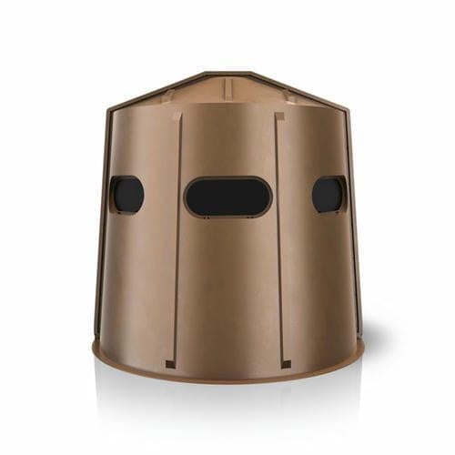 Maverick 5-Shooter GX Deer Blind, Brown with Tinted Windows – 360° Visibility