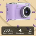 thumbnail image 6 of sdhkgrrt under $5 Teen Digital Camera, Teen Digital Camera,2.4 Inch Flip Screen Autofocus,1080P HD Selfie Camera,8X Digital Zoom Beauty Camera,Portable CCD Camera, 6 of 7