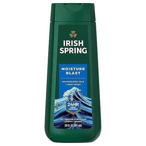 Irish Spring Body Wash Moisture Blast - 20oz ( 4 Pack)