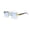 Marble Feet Double Blue, variant on Half Frame Large Frame Diamond Mirror Sunglasses Unisex For Men And Women Fashion Eyewear