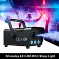 thumbnail image 4 of Shineslay LED-500 RGB Stage Light 300ML Fog Smoke Machine Fogger Wireless Remote Control for Home Party Wedding Club Pub Bar Holiday Festival, 4 of 8