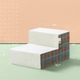 thumbnail image 6 of Zinus Foam 10" 2-Step Pet Stairs, x-Small, Blue Plaid, 6 of 7