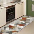 thumbnail image 3 of 2x6 FT Kitchen Runner Rugs Non Skid Washable, Faux Wool Rug Runners for Hallways Bathroom Carpet Runner, Soft Indoor Modern Floor Rug for Entryway Laundry Room, 3 of 11