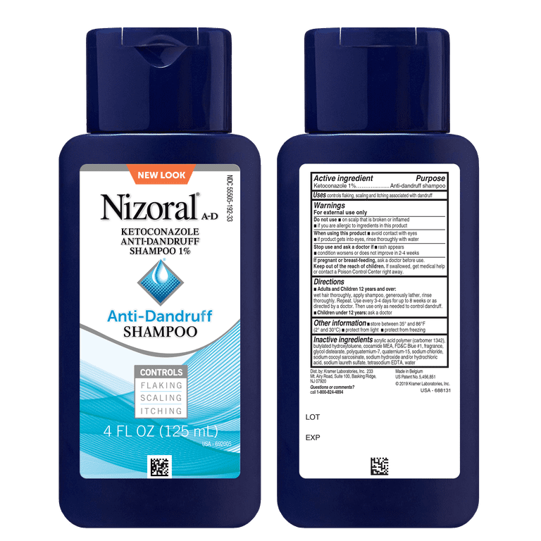 Nizoral A-D Anti-Dandruff 4 Oz Bottle - Walmart.com