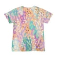 thumbnail image 5 of SDJMa Girls' Active Short Sleeve Tie Dye Tops , Girls Casual Tunic Crew Neck Loose Soft Blouse T-Shirt, 5 of 6