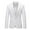 White Outfit for Men, variant on Men’s Formal Business Suit Set Long Sleeve Button Front Tailored Design Smooth Fabric Elegant Style Wear for Office Meetings Formal Gatherings Gold L