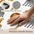 thumbnail image 6 of ODIKA Educational Creature Alphabet Grid With Cheerful Zoo Animal Graphics Low Profile Flatwoven for Great Room, Indoor Open Concept, Large Living, 6 of 7