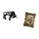 thumbnail image 5 of Estatua del toro,Estatua de toro,estatuilla,escultura,decoración de escritorio,Arte coleccionable decorativo para la decoración del hogar y la oficina,Marco de fotos,Marco de fotos, 5 of 8