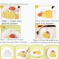 thumbnail image 6 of CoreLiving Magic Puffy Paint 3D Foam Texture Painting Kit with 12 Acrylic Paint Markers, 20 Texture Paper, 3 Water Brush Pens, 1 Stand for Handmade Crafts, 6 of 6