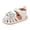 White, variant on Tigivemen Closed Toe Sandals for Infant Baby Girls Fashion Bowknot Summer Shoes with Soft Soles Pink Size 3