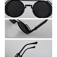 thumbnail image 6 of Ywmsfl Vintage Round Polarized Sunglasses with Colored Lenses Outdoor Eyewear Gothic Steampunk Frame Sun Glasses, 6 of 8