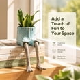 thumbnail image 6 of Funny Leggy Pot Planter, Yellow Pants Character Plant Pot for Succulents Plants Live, Indoor Outdoor Plants Shelf Decor, 6 of 6