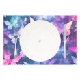 thumbnail image 2 of Abstract Butterfly 4 PCs Placemats Set Linen Non-Slip Table Mat Rectangular Washable for Dining Kitchen Party 12"x18", 2 of 8