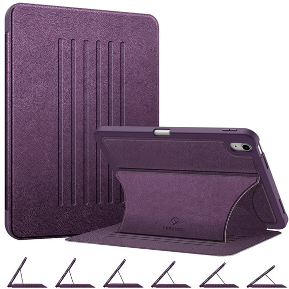 Fintie Case for iPad (A16) 11th Generation 11 Inch (2025), iPad 10th Generation 10.9 Inch (2022) - Multiple Angles Magnetic Stand Cover, Auto Sleep/Wake, Purple