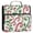 Red and Green Candy-cane, variant on Water-Resistant 3-Ring Binder Organizer with Multiple Pockets Zipper Binder Bag for Office Beautiful Swirling Lines