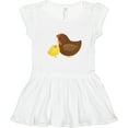 thumbnail image 3 of Inktastic Hen and Chick Farm Animals Girls Toddler Dress, 3 of 5
