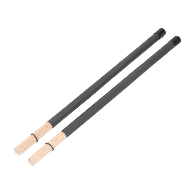 Drum Brush, Drums Stick Brushes 2Pcs For Performance Black