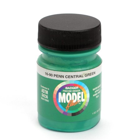 Badger 1690 Modelflex Paint Railroad Colors Penn Central Green