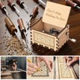 thumbnail image 4 of Music Box Carved Wood Exquisite Patterns Vintage You Can Give It As A Gift To Your Relatives And Friends Musical Boxes, 4 of 11