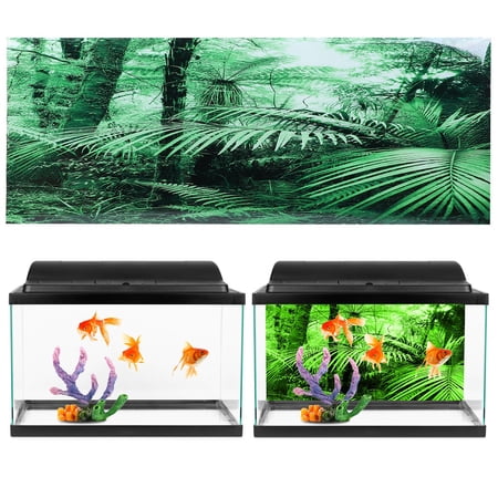 Aquarium Background Sticker, Landscape Image 3 Different Sizes Aquarium ...
