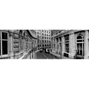 Panoramic Images  Buildings along a road London England Poster Print by Panoramic Images - 36 x 12