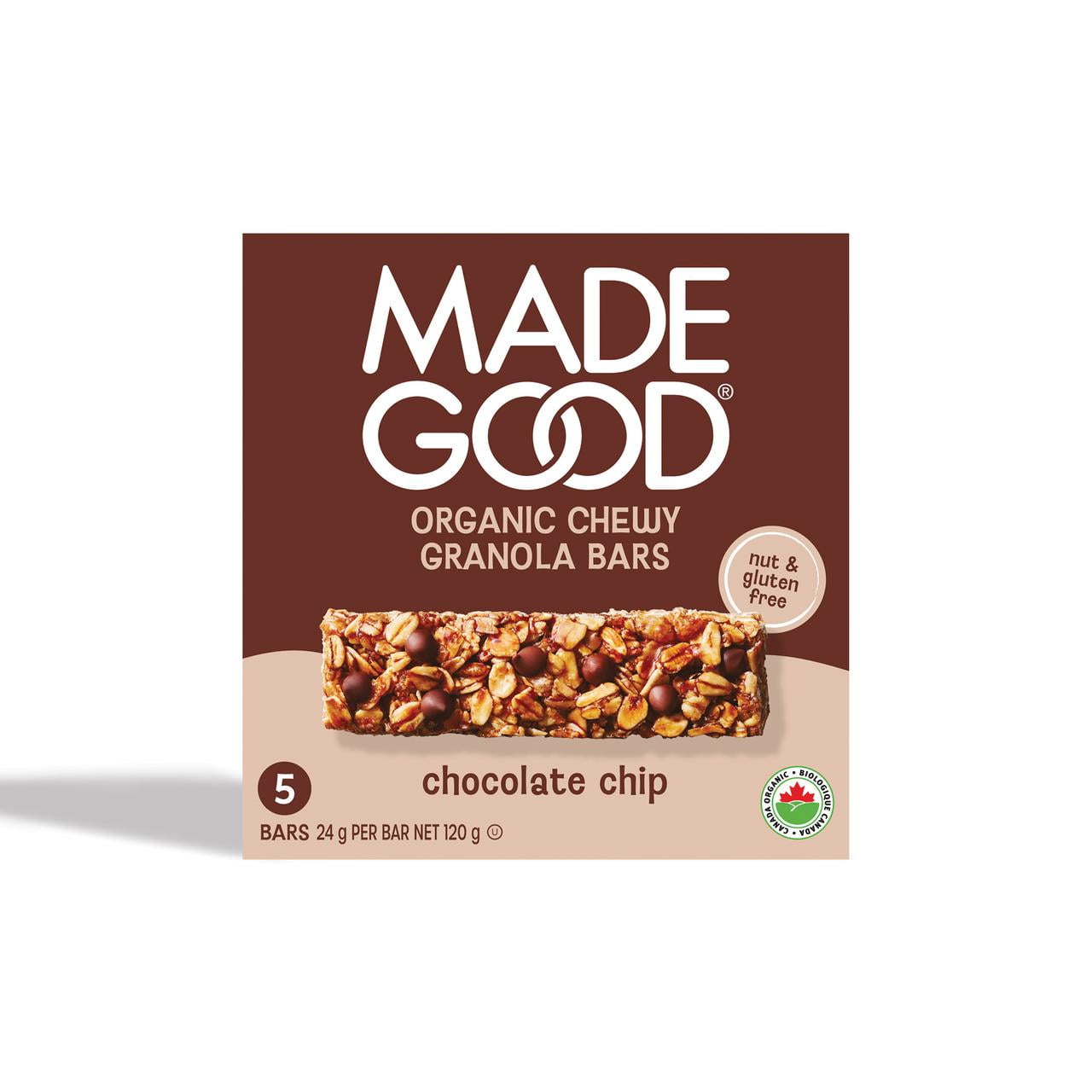MadeGood Chocolate Chip Granola Bars 5 bars