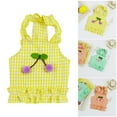 thumbnail image 7 of Visland Dog Dress Sweet Style Nice-Looking Cotton Pet Little Cherry Dress for Puppy, 7 of 7