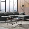 thumbnail image 5 of Atwood 40" Round Cocktail Table w/ Grey Oak Veneer Top  Brushed Silver Metal Base by Diamond Sofa, 5 of 5