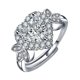 thumbnail image 1 of Women's Heart Shaped Diamond Ring--Gold-Model code12048 Gold, 1 of 3