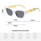 thumbnail image 2 of Las gafas de sol retras modernas del marco grueso forman las gafas de sol de ala ancha, hechas de PC, 2 of 5