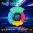 thumbnail image 4 of Transspeed Android 13 TV Box ATV Dual Wifi With TV Apps 8K Video BT5.0+ RK3528 4K 3D Voice Media Player Set Top Box, 4 of 4