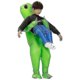 thumbnail image 3 of Green Alien Carrying Human Costume Inflatable Funny Blow Up Suit Cosplay For, 3 of 4