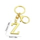 thumbnail image 3 of Llavero con Letras Del Alfabeto | Letras Doradas de La a A La Z | Material Metálico | Colgante para Bolso | Regalo de Navidad | 1 Unidad, 3 of 6