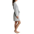 thumbnail image 2 of Blis Women's Soft Shower Robe - Ladies Sleep & Loungewear Bathrobe Nightgown - Grey, Small, 2 of 3
