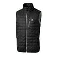 thumbnail image 2 of Men's Cutter & Buck Black Los Angeles Dodgers Big & Tall Rainier Full-Zip Puffer Vest, 2 of 3