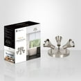 thumbnail image 3 of Xtricity - 3-Head Directional Light Fixture, 9.06" Wide, From the Rosalie Collection, Nickel, 3 of 4